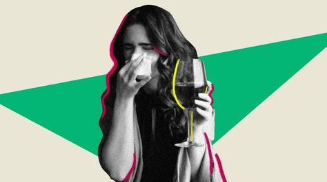 What It Means to Be Allergic to Alcohol, And What You Can Do About It | The Swaddle Alcohol Intolerance, Social Drinking, Genetic Variation, Difficulty Breathing, Wine Education, Nasal Congestion, Allergy Symptoms, Shortness Of Breath, Allergic Reaction