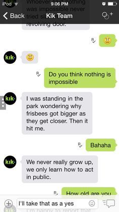 Kik Messenger, Funny Texts, Thinking Of You, Geek Stuff, Wonder, Funny