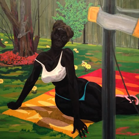 Mastry: Kerry James Marshall « ARTEIDOLIA William Singe, Kerry James Marshall, Afrocentric Art, Birmingham Alabama, Art Et Illustration, Museum Of Contemporary Art, Afro Art, African American Art, Black Artists