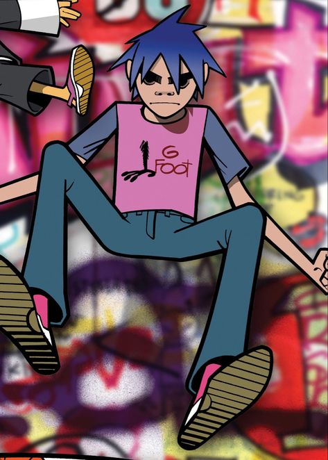 2d Gorillaz Phase 1, Phase 1 2d, 2d Phase 1, Gorillaz Phase 1, Gorillaz 2 D, 2d Gorillaz, 2d And Noodle, 2-d Gorillaz, Gorillaz Fan Art