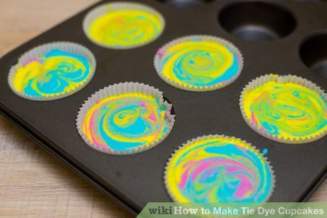 Image titled Make Tie Dye Cupcakes Step 6 Tie Die Cupcakes, Food Coloring Tie Dye, Tye Dye Cake, Tie Dye Cupcakes, Tie Dye Birthday Party, Tie Dye Birthday, Sweet Bakes, Birthday Style, Cupcakes Birthday