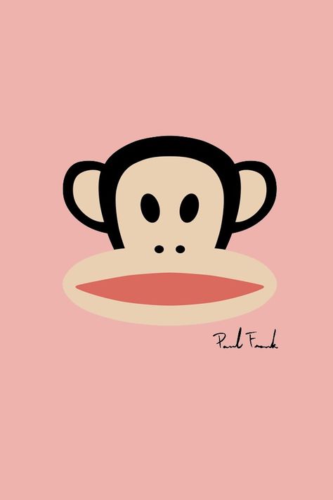 Paul Frank Monkey Wallpaper Mod Podge Canvas, Paul Frank Monkey, Iphone 6 Plus Wallpaper, Monkey Wallpaper, Pink Monkeys, Cartoon Monkey, Year Of The Monkey, Iphone 6 Wallpaper, Paul Frank