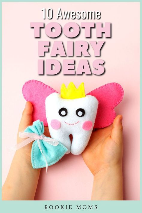 Tooth Fairy Ideas, Tooth Fairy Money, Cute Toothless, Tooth Fairy Note, Ideas Notes, Worried Kids, Origami Shapes, Tooth Fairy Bag, Fairy Ideas