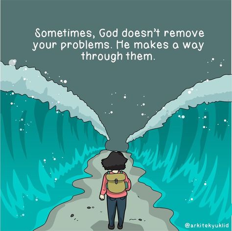 He Will Make A Way, For Son From Mom, Bible Wallpaper, Christian Comics, Motivational Memes, Christian Cartoons, Birthday Memes, Bible Verse Background, Christian Jokes