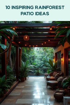 Backyard Paradise Ideas, Easy Outdoor Projects, Patio Gardens, Cozy Hammock, Rainforest Theme, Botanical Display, Solar Powered Lanterns, Small Water Features, Living Roofs