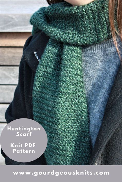 ***This listing is for the PDF pattern only*** A unisex accessory that will instantly become a staple with any outfit or winter outerwear. The Huntington Scarf is knit flat in the Herringbone stitch, which gives a beautifully dense and textured horizontal V-shaped look. It works up quickly and is much easier to knit than it looks! Herringbone Knit Scarf, Herringbone Knitting Pattern, Lion Brand Heartland, Needle Knitting, Herringbone Stitch, Knitting Needles Sizes, Learn How To Knit, Purl Stitch, Winter Outerwear