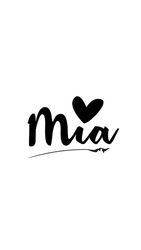 Mia Name Design, Twin Flame Love Quotes, Baby Name Art, Teacher Aesthetic, Pawprint Tattoo, Twin Flame Love, Cardboard House, Silhouette Vinyl, Name Tattoo