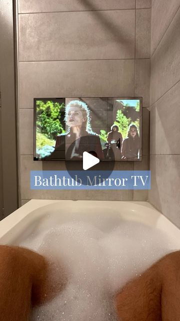 Bathtub Mirror, Bathtub Full Of Money, Cleaning An Old Bathtub, Easiest Way To Clean Bathtub, Amazon Bathtub Must Haves, Mini Bathtub Overstock, Bathroom Finds, Mirror Tv, Bathroom Bathtub