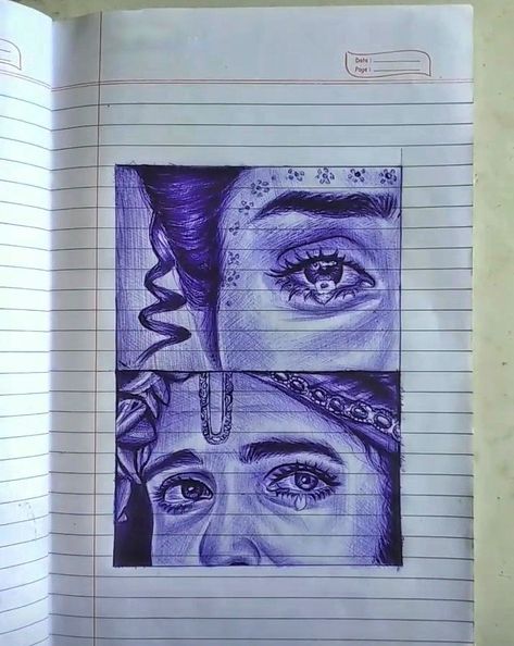 Krishna Face Drawing Pencil, Impressive Drawings, Ballpen Drawing, Galaxy Drawings, Army Crafts, America Wallpaper, Canvas Art Painting Abstract, Art Journal Challenge, Cute Small Drawings