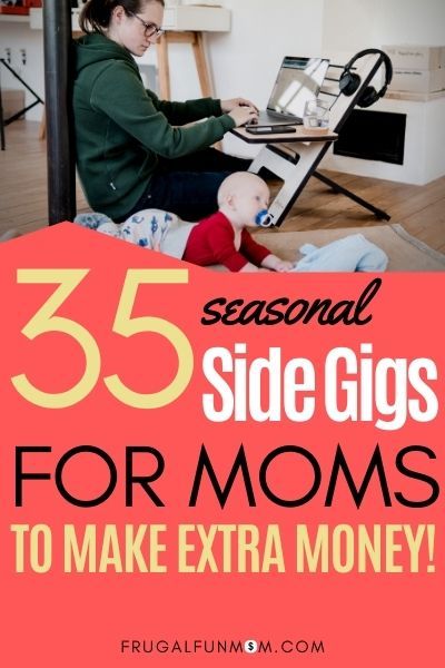 Learn 35 Seasonal Side Gigs For Moms to Make Extra Money! | side gigs for working moms | side gigs for moms | side gigs to make money |  side gigs to make money from home | side gigs from home | easy side gigs | best side gigs | #sidegigsextracash #holidaysidegigs Side Gigs Extra Cash, Organized Money, Kids Budget, Savings Ideas, Budget Mom, Saving Money Frugal Living, Fun Mom, Ideas To Make Money, Frugal Mom