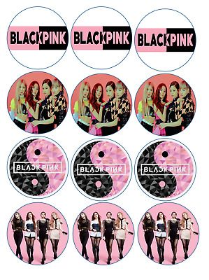 You are buying a set of 12- "Blackpink" edible toppers, as shown in the photo. -Classic wafer paper (not x-thick) is slightly transparent. Because of this, whatever color frosting is behind your image will show through. Black Pink Cupcake Topper Printable, Blackpink Cake Topper Printable, Blackpink Cupcakes, Blackpink Cupcake Ideas, Chocolate Covered Strawberries Cake, Color Frosting, Cake Pops Chocolate, Strawberries Cake, Pink Cake Toppers