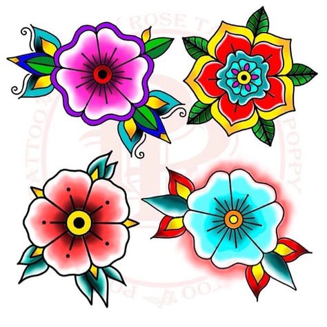 Traditional Tattoo Vector, Old Style Tattoos, Neo Traditional Roses, Small Traditional Tattoo, Abstract Tattoo Ideas, Tiki Tattoo, Abstract Tattoos, Traditional Tattoo Flowers, Rose Tattoos For Men