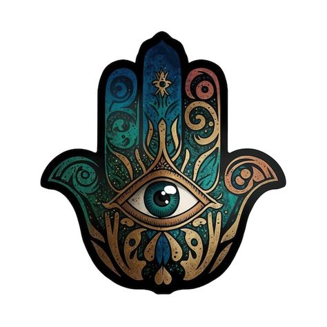 Foto símbolo de mano de hamsa acuarela a... | Premium Photo #Freepik #photo #manos-ilustracion #ilustracion-acuarela #ilustraciones #sticker Brandon Boyd, Premium Photo