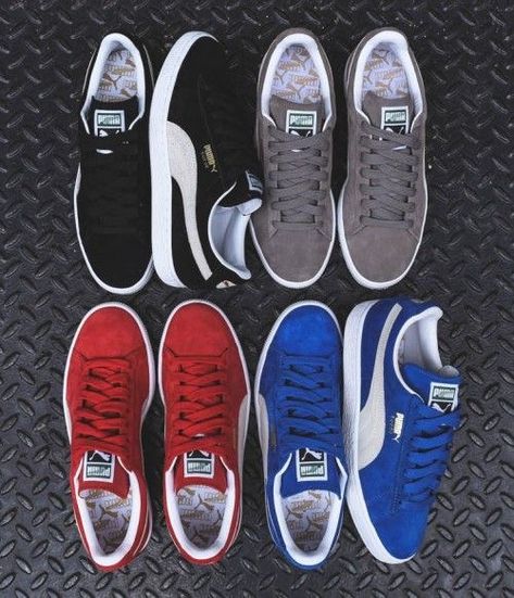 Puma Classic Suede Outfit, Puma Suede Outfit, Puma Sneakers Outfit, Puma Shoes Mens, Puma Sneakers Men, Classic Core, Mens Accessories Necklace, Puma Classic, Suede Outfit