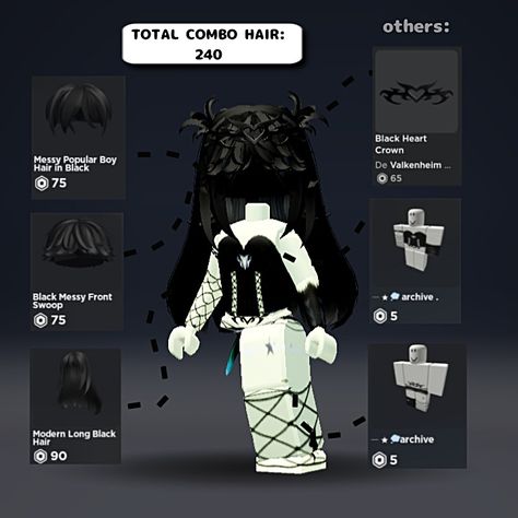 roblox Kawaii Roblox Outfits Ideas, Roblox Cute Avatar Ideas, Roblox Female Avatar Ideas, R6 Roblox Avatars Emo, Emo Roblox Avatar Ideas, Roblox Outfit Ideas Emo, Roblox Outfit Id, Roblox Avatars Ideas, Roblox Skin Ideas