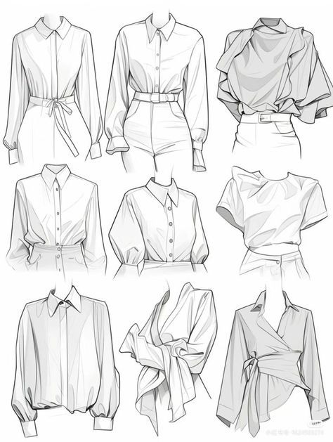 Men Fashion Drawing Illustration, Drawing Inspo Clothes, Clothes Sketches Design Ideas, Outfit Reference Drawing, Blouse Drawing, Lukisan Fesyen, Lakaran Fesyen, Fashion Illustration Collage, Fashion Drawing Sketches