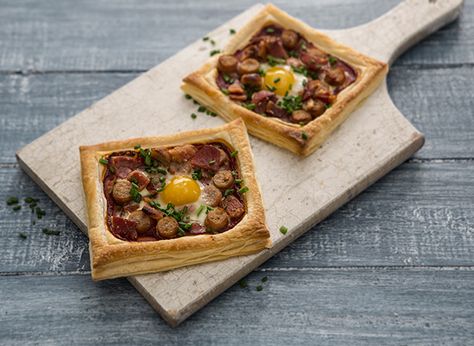 All Day Breakfast Tartlets Breakfast Tartlets, British Breakfast, All Day Breakfast, Pastry Dishes, Vegetable Tart, Tartlets Recipe, Great British Chefs, Breakfast Pastries, Easy Brunch