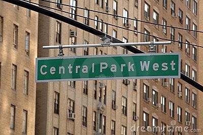 Nyc Motivation, Central Park Aesthetic, Traffic Sign, Central Park West, Places In New York, Nyc Girl, Traffic Signs, West Side, Stock Photography Free