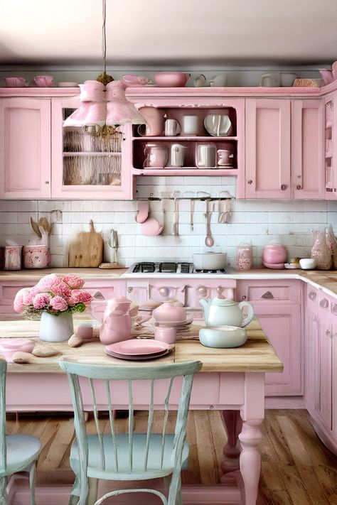 Cocina Shabby Chic, Casa Vintage, Create Art, Image Generator, Social Media Posts, Future House, Creating Art, House Ideas, Shabby Chic