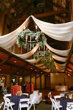 Ethereal Wedding Indoor, Masquerade Gala, Village Hall Wedding, Ceiling Decorations, Wedding Ceiling, Wedding Carriage, Ceiling Draping, Zen Room, Luxury Wedding Decor