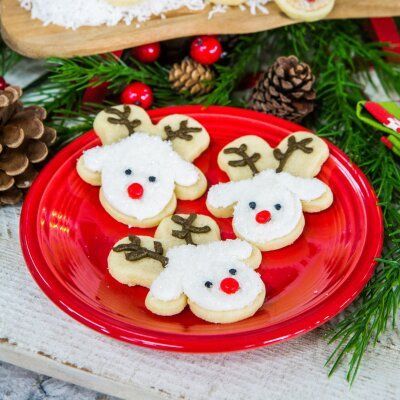 Emily Hutchinson - Peppermint Sugar Cookies Emily Hutchinson, Christmas Sweets Recipes, Christmas Cookie Frosting, Peppermint Sugar Cookies, Christmas Cutouts, Peppermint Sugar, Cookie Brownie Bars, Frozen Cookies, Spring Cookies