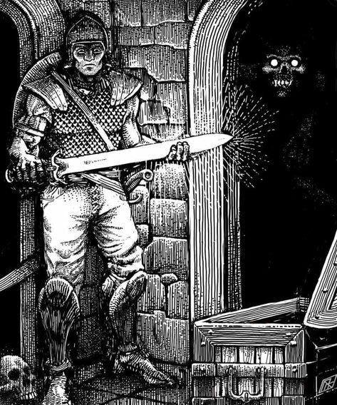 Dungeon Synth Art, Darkest Dungeon Art Style, Old School Dnd Art, Medieval Horror Art, Medieval Executioner Art, Osr Rpg, Darkest Dungeon Occultist, Strange Medieval Art, Dungeon Synth