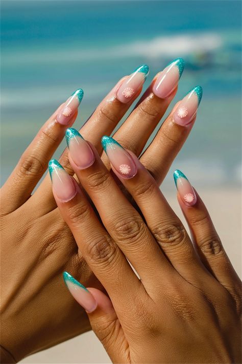 Dive into summer with these adorable ombre wave nails! This cute design combines soft pastel hues that blend perfectly, mimicking the serene ocean waves. Each stroke captures the essence of summer bliss, making these nails ideal for beach outings or sunny picnics. If you're looking for fresh summer nail ideas that are both playful and stylish, this design will definitely make a splash! Don’t forget to show off your cute nail art! #SummerNailIdeas #NailArt #OmbreNails #CuteNails Wave Nails, Summer Nail Ideas, Cute Nail, Fresh Summer, Cute Nail Art, Beach Nails, Pastel Hues, Summer Nail, Beach Look