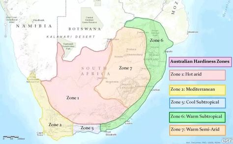 South Africa Climate & Hardiness Zones – Whisker Flowers Gardening Zones Map, Gardening Zone Map, Garden Ideas South Africa, Climate Map, Create Your Own Map, Climate Zones, Waterwise Garden, Hardiness Zones, Zone 7