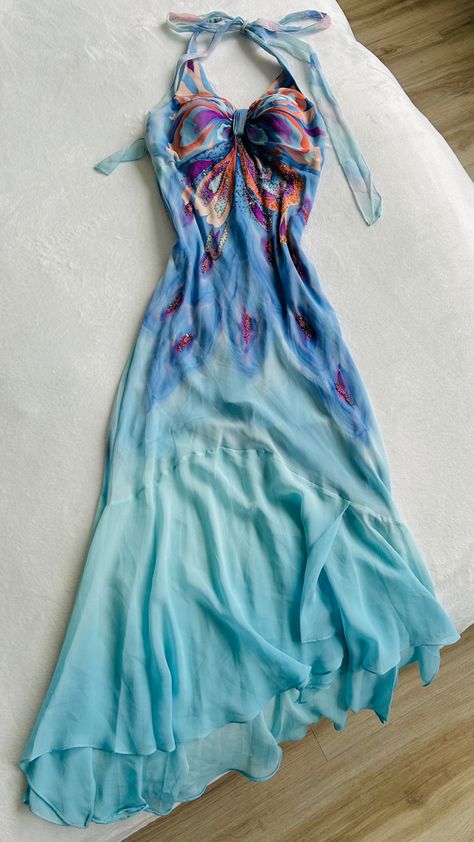 Aquamarine Inspired Outfits, Float Dress, Whimsical Dress, My Boards, Estilo Hippie, Prom Dress Inspiration, Mein Style, Glam Dresses, Hippie Outfits