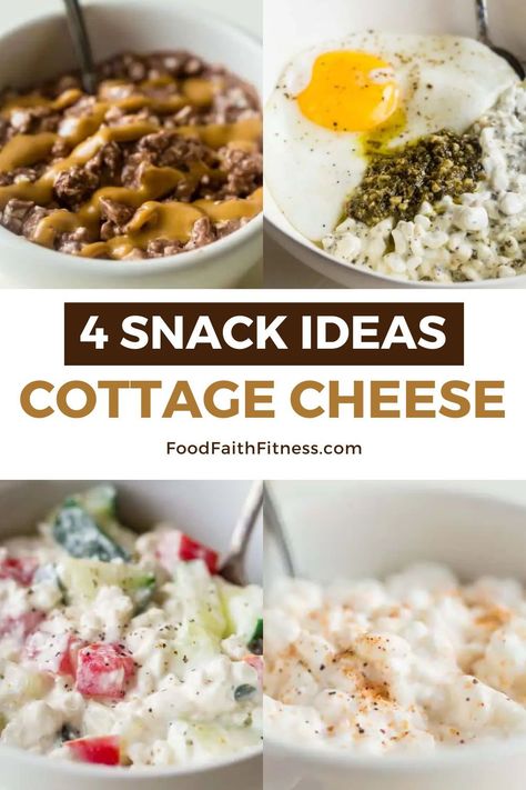 Cottage Cheese Snack Ideas Savory, Cottage Cheese And Veggies, Savory Cottage Cheese Snack, Sweet Cottage Cheese Snack, Cottage Cheese Pairings, Cottage Cheese Savory Recipes, Cottage Cheese Mix Ins, Snacks With Cottage Cheese, Cottage Cheese Recipes Snack