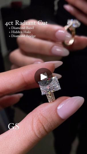 20K views · 2K reactions | Don’t make the same mistake many do when choosing their engagement ring and make sure you ask about STACKABILITY!!! 💍 Will a wedding band sit flash/stack against your engagement ring? You should definitely ask this question before making a decision! You don’t want to be disappointed later with a gap you didn’t know existed! For this reason we build all of our settings with a medium profile that creates a low comfort, but 100% flush stackability 😉 •4ct Radiant Cut on our Diamond Band + Hidden Halo with a Diamond Bridge💎 (Two-Tone Setting) - Paired with a Thicker Pave Diamond Wedding Band The rings on our feed are custom therefore aren’t listed on our website! The best way to order is through DM, Email, or Phone. Available in both Natural and Lab Diamond -Ple Pave Diamond Wedding Bands, Making A Decision, Hidden Halo, Radiant Cut, Diamond Wedding Band, Diamond Band, The Rings, Lab Diamonds, Diamond Bands