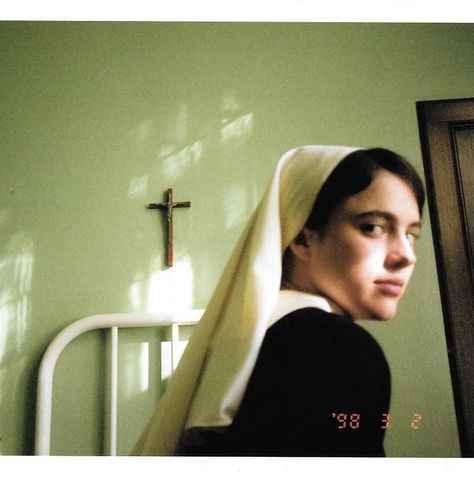 ��‘‘Novitiate’’ Margaret Qualley Nun Astethic, Nun Aesthetic Good, Margaret Qualley Outfit, Margaret Aesthetic, Nun Aesthetic, Nun Art, Margaret Qualley, Southern Gothic, Catholic School