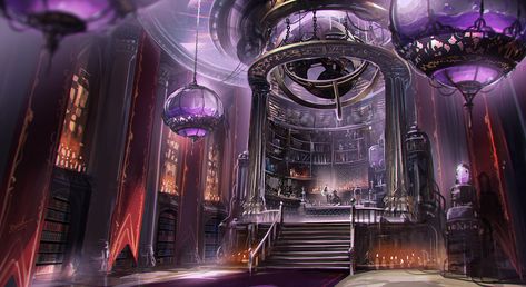 ArtStation - Crazy Wizard Laboratory (2014), BAND HUANG Wizard Laboratory, Magic University, Stone Room, Castle Exterior, Fantasy Wizard, Fantasy Rooms, Fantasy City, Fantasy Castle, Fantasy Places