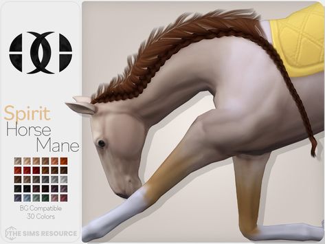 Sims 4 Tattoos, Four Horses, Spirit Horse, Horse Mane, Fantasy Horses, Sims 4 Teen, Sims 4 Toddler, Sims Four, Mane N Tail