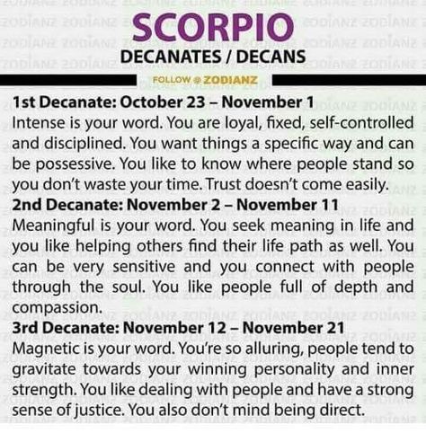 Scorpio Decans, Scorpio Status, Scorpio Things, Zodiac Quotes Scorpio, Astrology Scorpio, Scorpio Traits, Scorpio Girl, Pisces And Scorpio, Scorpio Love