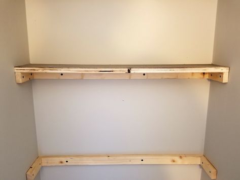 Shelves Behind Toilet, Floating Bathroom Shelves, Behind Toilet, Barn Wood Bathroom, Small Bathroom Shelves, Diy Shelves Bathroom, Bathroom Wood Shelves, Walton House, Shelves Above Toilet