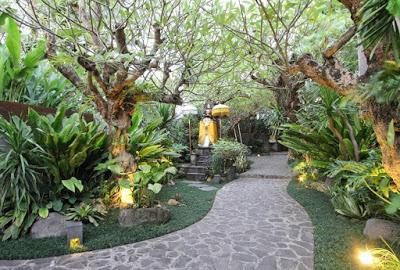 Jenis Tanaman Pemanis Untuk Taman Vertikal Garden, Bali Style Home, Bali Garden, Balinese Garden, Zen Lifestyle, Bush Garden, Tropical Garden Design, Garden Cafe, Garden Pathway