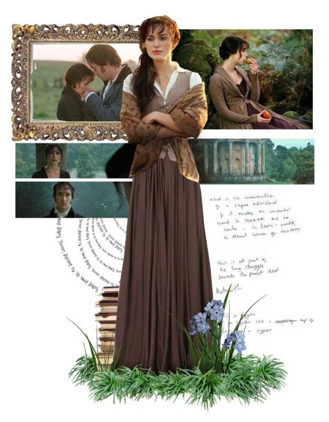 "Pride and Prejudice 2005" by lilyracheled ❤ liked on Polyvore featuring art Pride And Prejudice 2005 Set Design, Pride And Prejudice Outfits Modern, Pride And Prejudice Fashion, Pride And Prejudice Costumes, Modern Regency, Pride And Prejudice 2005, Costume Themes, Regency Era, Pride And Prejudice