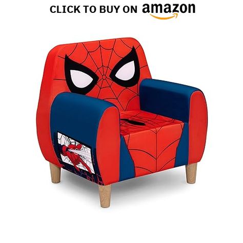 Delta Children Marvel Spider Man Foam Chair for Kids, Red  #homedesign #homedecor #housedesign #housedecor #room #roomdecor #roomdesign #interior #design #home #house #furniture #decor #bedroom #kitchen #livingroom Radioactive Spider, Spiderman Room, Foam Chair, Comfy Place, Kids Chair, Fishing Tackle Box, Cozy Chair, Cat Bed Furniture, Comforter Bedding Sets