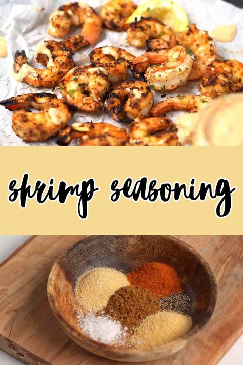 Shrimp Seasoning Recipe Shrimp Seasoning Recipes, Grilled Shrimp Seasoning, Chicken Wing Seasoning, Frozen Shrimp Recipes, Homemade Garlic Butter, Homemade Sauce Recipes, Diy Easy Recipes, Burger Seasoning, Shrimp Dinner