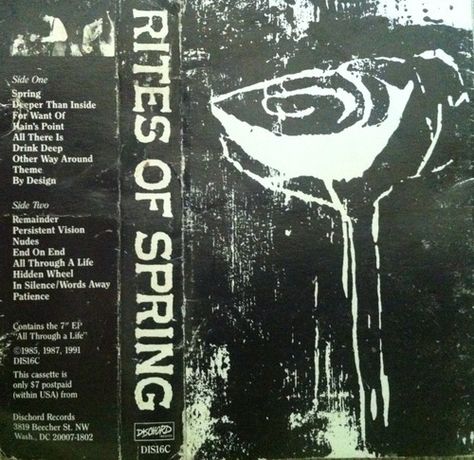 Rites of Spring Skramz Gang, Rites Of Spring, Punk Zine, Screamo Bands, Music Nerd, Emo Music, Screenprinting, Gig Posters