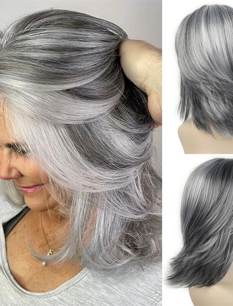 Highlights for gray hair