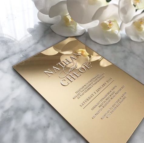 Mirror Wedding Invitations, Wedding Invitations Beach, Mirror Wedding, Gold Mirror Acrylic, Beach People, Acrylic Wedding Invitations, Acrylic Invitations, Mirror Acrylic, Beach Wedding Invitations