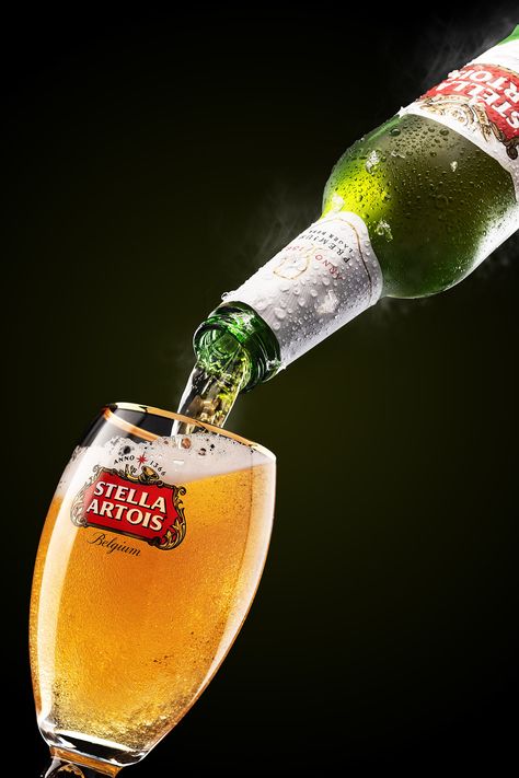 Stella Artois scene photography on Behance Stella Artois Beer, Scene Photography, Adobe Photoshop Photography, Beer Commercials, Indian Flag Images, Glasses Inspiration, Beverage Poster, Beer Photography, Container Bar