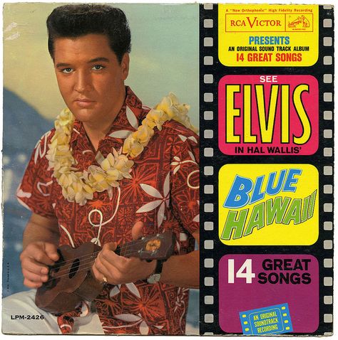 Blue Hawaii, Elvis Presley Elvis Presley Blue Hawaii, Elvis Presley Albums, Ukulele Chords Chart, Elvis Presley Movies, Elvis Presley Images, Beach Boy, Ukulele Tabs, Elvis Movies, Pochette Album