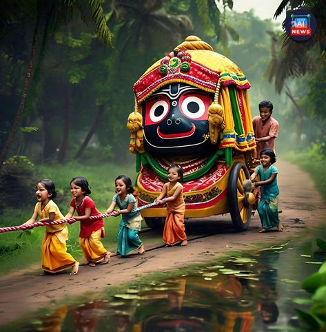 Jagannath Rath Yatra, Temple Poster, Jay Jagannath, Village Kids, Spiritual Style, Rath Yatra, Teddy Day, Whatsapp Profile Picture, Poetry Hindi