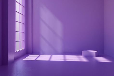 Photo purple studio background for produ... | Premium Photo #Freepik #photo Background For Photoshoot, Background For Product, Photo Purple, Window Shadow, Light Purple Background, Product Presentation, Wall Backdrops, Studio Background, Purple Background