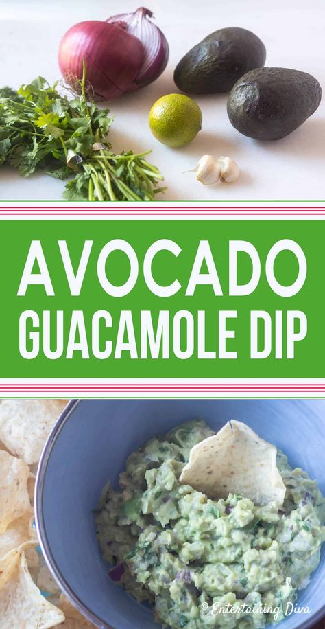 Easy Avocado Guacamole Dip Recipe {Gluten-Free} Grinch Night, Guacamole Dip Recipes, Favorite Party Appetizers, Recipe Appetizers, Cranberry Salsa, Avocado Guacamole, Guacamole Dip, Christmas Appetizers Party, Jello Shot