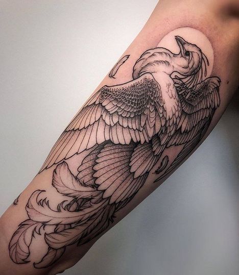 The Phoenix Tattoo, Phoenix Bird Tattoo, Phoenix Feather Tattoos, The Phoenix Bird, Phoenix Back Tattoo, Small Phoenix Tattoos, Phoenix Bird Tattoos, Tattoo Guide, Grunge Tattoo