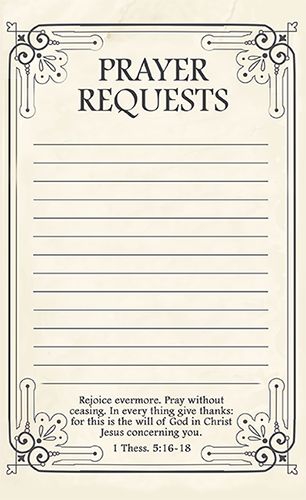 Free Printable Prayer Request Forms Prayer List Template, 700 Dollars, Prayer Request Cards, Prayer Journal Template, Grand Father, Printable Prayers, Mission Work, Prayer Requests, Prayer List